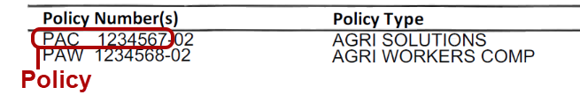 image-Locate your policy number.